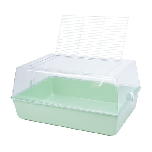 Cage hamsters Ferplast Mini Duna avec toit ouvrant et bac plastique profond