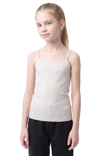 Image of Kurve Girl's Sleeveless Tank Top - Stretch Undershirts Cami Camisole, UV Protective Fabric, Rated UPF 50+ (Made in USA)