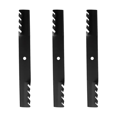 BCQNXX 482879 Mulching Blades Set Replaces Scag 48111 481708 481712 482787 Ferris 1520842 Husqvarna 539101733 Compatible with IS1500ZX IS2000Z IS2500Z 61 Deck (3PACK)