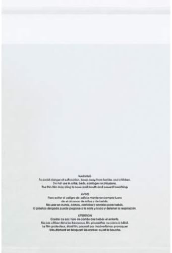 Box Partners PMR101515 10 x 15 in. 1.5 Mil Resealable Suffocation Warning Poly Bags Case, Pack of 1000