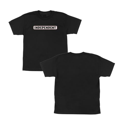 INDEPENDENT Truck Company Bar Logo S/S Midweight T-Shirt Black Sm Youth3