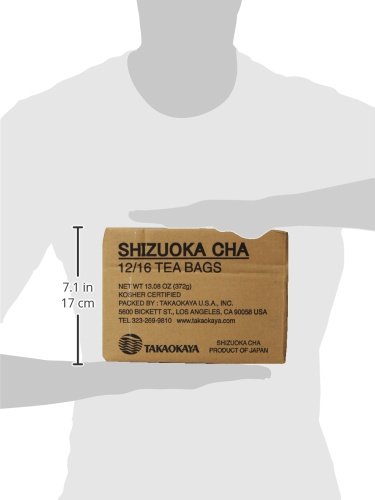 Takaokaya Tea, Sencha Green Tea, 1.09 Oz, 16-Count Tea Bags (Pack Of 12) #TOP4