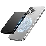 ULiXWH 10,000mAh for MagSafe Power Bank Ultra Slim, Magnetic Wireless Charger with USB-C Cable, Fast Charging Portable Battery for iPhone 17/16/15/14/13/12 Series, All-Metal Design, Black