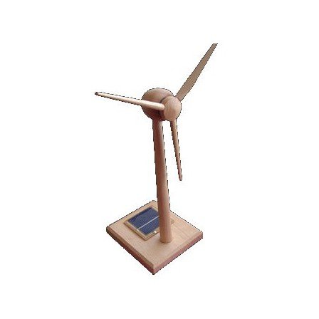 Eolienne solaire en bois