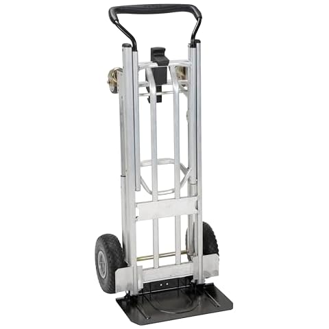 Cosco 12323ASB1E Handtruck, 4 in 1, Steel Cover