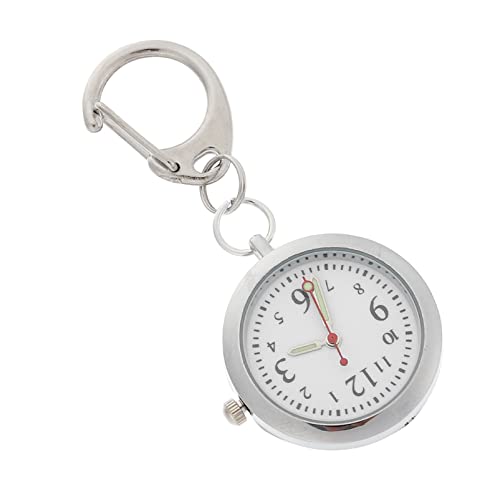 Holibanna ナースウォッチ 女性の腕時計 電子懐中時計 女性用防水時計 女性向けのスマートウォッチ ペンライト 鎖 夜光る ウォッチ 輝くチェストウォッチ 女の子の懐中時計 ステンレス鋼