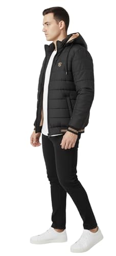 Image of Quark Export Quality Reversible Puffer Jacket in GLD Material best for Winterwear /Hiking /Biking /Camping /Mountaineering /Racing /Climbing /Tracking(Control Temperature up to 3 Degree Celsius.)(3C)