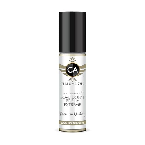 CA Perfume Impression of Love Don’t Be Shy Extreme for Women Fragrance Oil Amber Vanilla Scent Long Lasting Perfumes for Women Travel Size TSA Ready Mini Parfum Body Oil Roll-on 0.33 Fl Oz 10ml