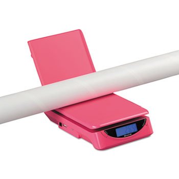 Báscula postal electrónica Ps25 25 lb plataforma 8 x 6 rosa miniatura 1