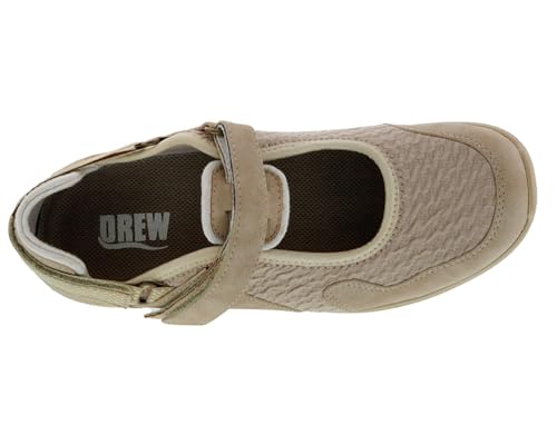 Image of Drew Women's Buttercup Mary Jane Sneaker with Adjustable Strap Strech Upper Comfortable Walking Shoe