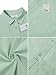 Button Down Linen Shirts for Men Casual Long Sleeve Regular Fit Cotton Beach Shirts with Pocket