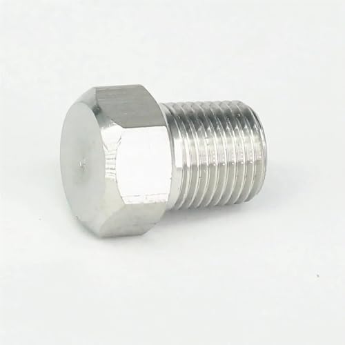 Accesorios de tubería roscada NPT con tapón terminal hexagonal avellanado 4