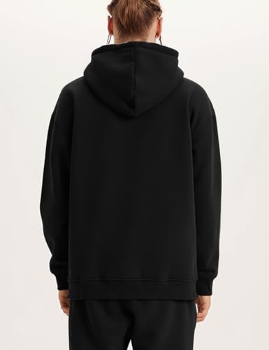 Flygo Mens Hoodie Oversized Fleece Pullover Fashion Hoodies Casual Long Sleeve Hooded Sweatshirt Streetwear3