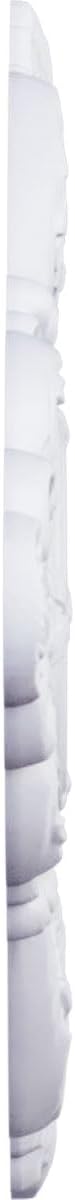 Ekena Millwork CM37X26PE Piedmont Ceiling Medallion, 37"W x 26"H x 1 3/8"P, Factory Primed