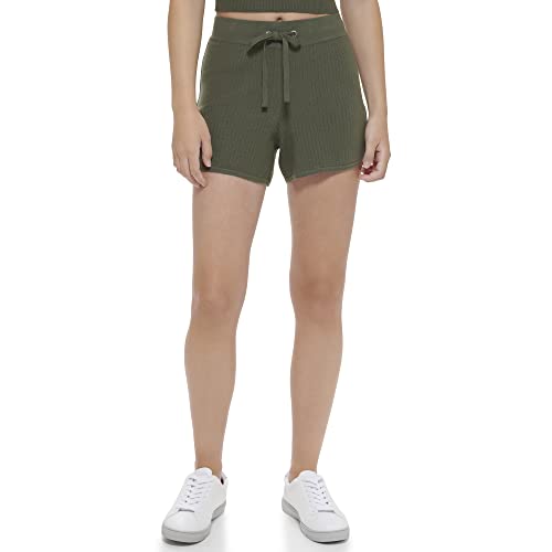Short Calvin Klein Femme en molleton doux taille haute
