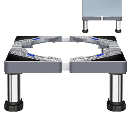 Genérico Base Torre Lavadora Secadora, Soporte Para Lavadora Y Secadora, Base Para Lavavajillas, Elevador Lavadora Suelo, Base Lavadora Ajustable Para Lavadora, Secadora, Largo/Ancho 40 60cm