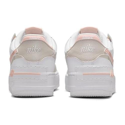 Nike Air Force 1 Shadow Women's Shoes (White/Light Orewood Brown/White/Washed Coral)2