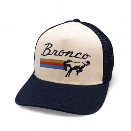 AMERICAN NEEDLE Sinclair Ford Bronco Adjustable Snapback Trucker Baseball Hat (21001A-BRONCO-NVIV)