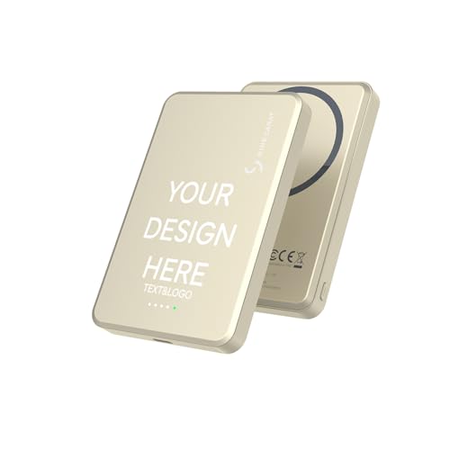 Custom power bank with a high capacity 10,000mAh magnetic...