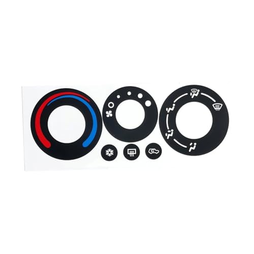 Bouton de climatisation Pontiac Torrent 2005-2006 rafraîchi par sticker de bord