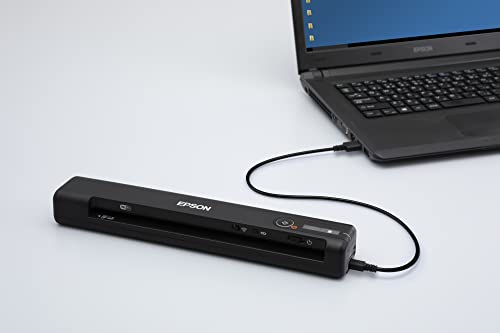 Epson WorkForce ES-60W mobiler Dokumentenscanner (Scanner, DIN A4, integrierter Akki, 600dpi, WiFi, USB 2.0) – Bild 4