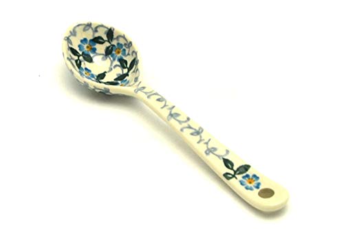 Polish Pottery Spoon - Medium - Forget-Me-Knot