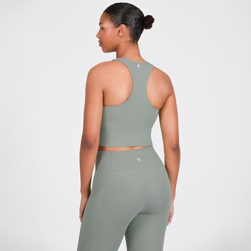 Image of YITTY Active Sports Bra Tank, Tank Top for Women with Built-in Bra, Racerback, Removable Cups, Low-Impact Yoga and Gym