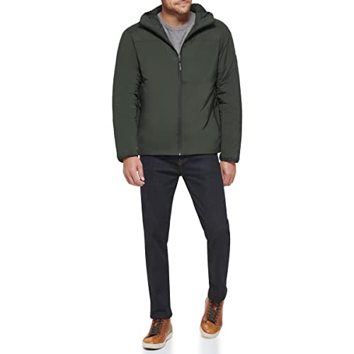Image of Tommy Hilfiger Men's Stretch Performance Filled Rain Jacket
