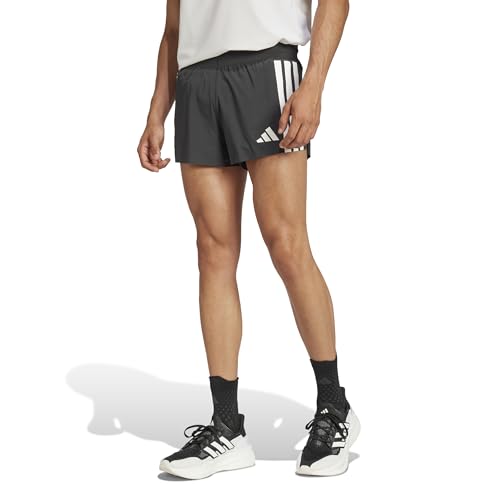 adidas [アディダス] ショートパンツ アディゼロ ランニング スプリットショーツ JTQ52 メンズ ブラック (IX8975) 4L