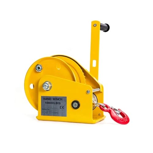 Winche manual de mano para cargar con correa de poliéster miniatura 6