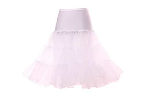 Babydress Enaguas Falda Vestido Midi 1950 Cancan 50s Retro Rockabilly Enaguas Miriñaques Faldas Vestido Retro Debajo un Vestido Vintage Mujeres Cancan Petticoat Hoopless Crinoline Tutu