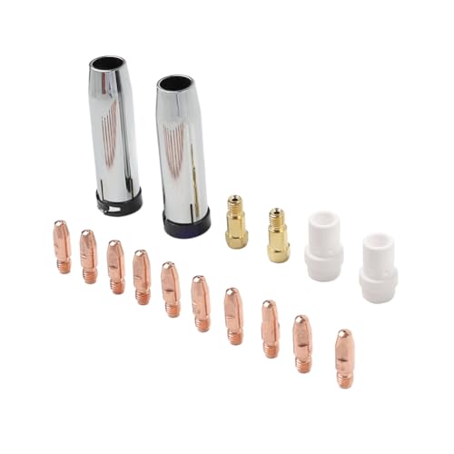 Liru Gas Nozzle Gontact Tips Welding Accessory Kit 10Pcs For MP 250i Mig 250 0.035
