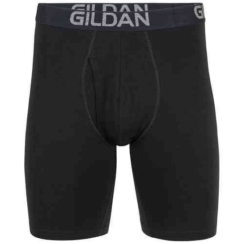 Gildan Men's Underwear Cotton Stretch Boxer Briefs, Multipack