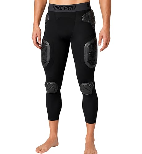 Nike Pro Hyperstrong 7-Pad 3/4 Football Girdle (Black Large)
