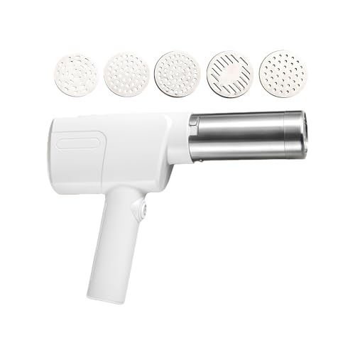 Fazvncv Máquina eléctrica inalámbrica para hacer pasta de 1500 mAh, carga portátil, para electrodomésticos, desayuno, máquina automática inteligente de fideos