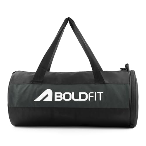 Boldfit Gym Bags for Men with Separate Shoe Compartment Unisex Du...