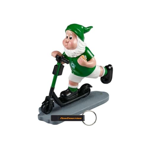 SV Werder Bremen Gartenzwerg E-Roller Multicolor + FanEmotion...