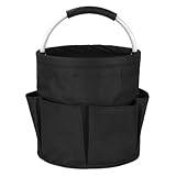 Photo Gallery vuxava cestino porta attrezzi con 6 tasche esterne,contenitore per utensili per la pulizia, borsa per attrezzi da giardino facile da pulire e trasportare(nero) Photo Gallery vuxava cestino porta attrezzi con 6 tasche esterne,contenitore per utensili per la pulizia, borsa per attrezzi da giardino facile da pulire e trasportare(nero)
