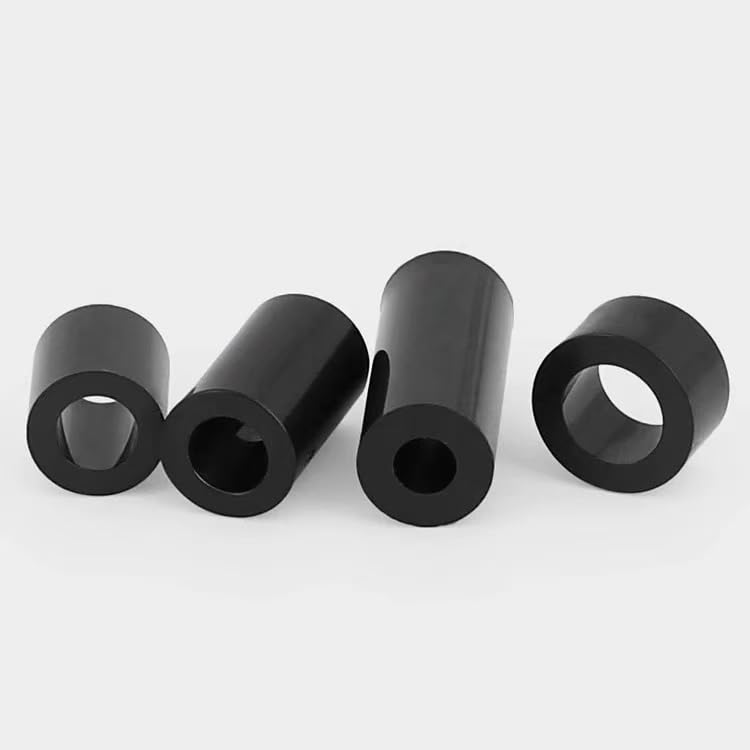 Entretoises rondes ABS nylon noires M3-M10 pour assemblage PCB et matériel électrique (500,M4.2 x 7 x 35mm)