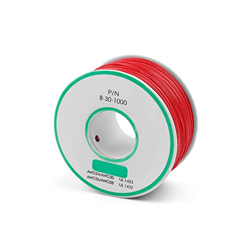 Cable Electrique, CHSEROK 250 M Long Cable Electrique Souple, 32AWG Monobrin âme en Cuivre fil Electrique, Coque en PVC Isolée, Pour Équipement Électronique, Électrique Cover