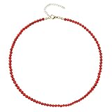 Wremily Turquoise Necklaces for Women Turquoise Beaded Necklace Handmade Bead Necklace 14K Gold Chain Boho Turquoise Choker Necklace Turquoise Jewelry for Women