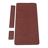 Amélioration élégante de votre poste de travail : transformez votre espace de travail avec un repose-poignets de bureau et un tapis de souris combinés pour clavier, pour un style moderne et ergonomique