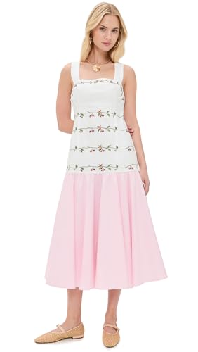 FANM MON Womens Cagla Dress Strawberry Fields S
