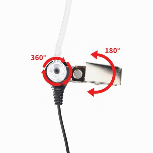 Auricular walkie talkie para seguridad y eventos con conector de 3.5mm 5