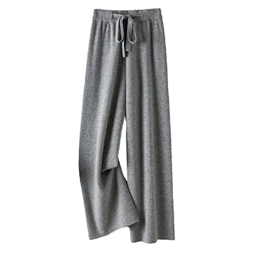 Pantalon d'hiver tricoté taille haute keusyoi chaud pour femme M