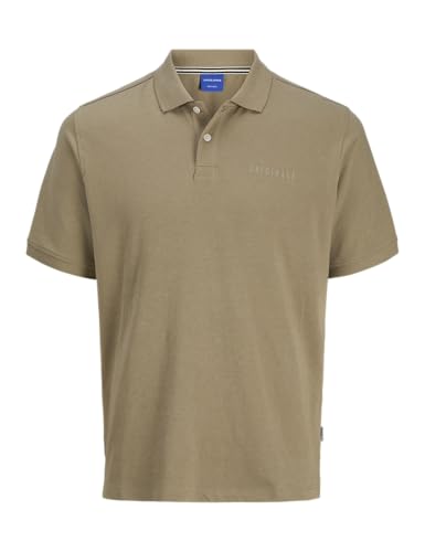 JACK & JONES Jorfrederiksberg Polo SS Noos, Beige foncé, S Hommes JACK & JONES Jorfrederiksberg Polo SS Noos, Beige foncé, S Hommes