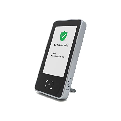 Lecteur GreenPass QR Code 5 pouces avec relais automatisé pour contrôle d'accès