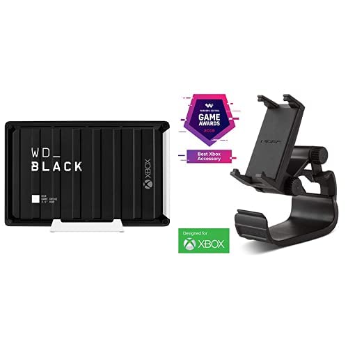 WD_Black 12TB D10 Game Drive for Xbox, Desktop External Hard Drive (7200 RPM) with 3-Month Xbox Game