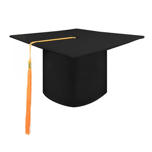AUYAO Chapéu de graduação, gorro de formatura para adulto ajustável, gorro de graduação adulto unissexo, comemorar graduação unissexo para High School Bachelor, Undergradate, Master e Doctorand
