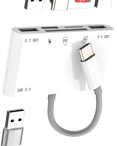 Hub USB C premium pour MacBook et accessoires PC avec lecteur SD